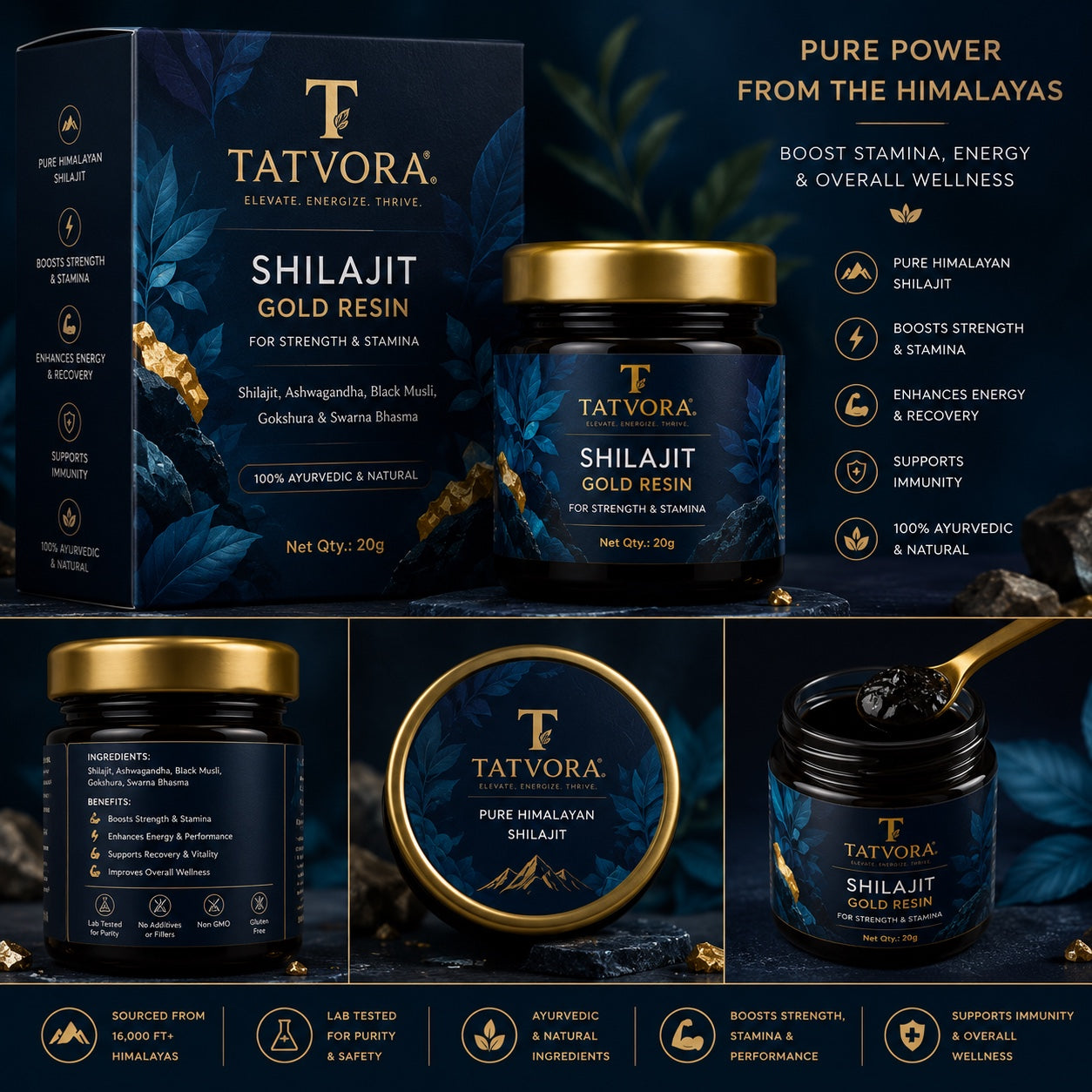 Tatvora Himalayan Shilajit Resin